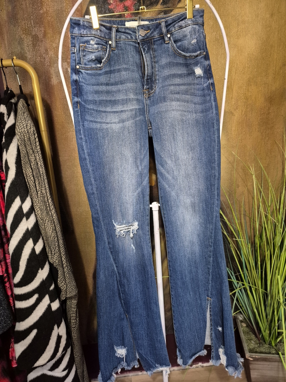 Risen Front Slit Flares